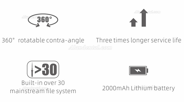 Woodpecker Endo Smart+ Dental Cordless Endodontic Motor with Reciprocating